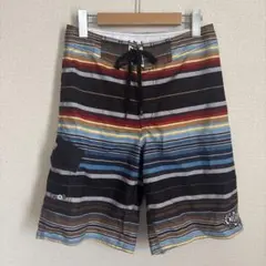 Billabong サーフパンツ　ショーツ　ストライプ水着 サイドポケット付き