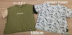 【バースデイ・Looney Tunes】キッズ　Tシャツ 100cm