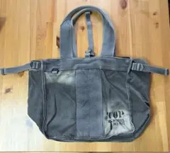 DIESEL トートバッグ グレー カバン ディーゼル 鞄