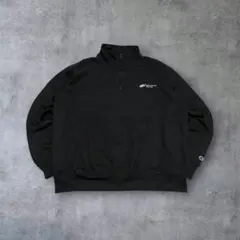 チャンピオン 刺繍ロゴ 白タグ ハーフジップ トレーナー プルオーバー 2XL