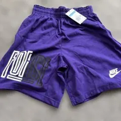 タグ付き未使用NIKE FORCE ショートパンツ パープルfb6958 504のサムネイル