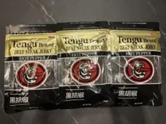 ビーフジャーキー Tengu Brand Beef Steak Jerky 3袋のサムネイル
