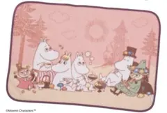 ムーミン フリースブランケット 900mm x 600mm