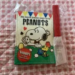 スヌーピー　SNOOPY ２０１４　定期入れ　パスケース　ストラップ付き