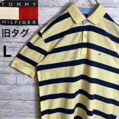 トミーヒルフィガー TOMMY ポロシャツ ボーダー柄 着画あり ストリート