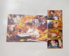 鬼滅の刃　煉獄杏寿郎　映画特典　イラストカード　他カード4点