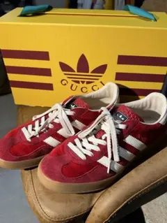 GUCCI × adidas ガゼル Gazelle 27cm 付属品完備のサムネイル