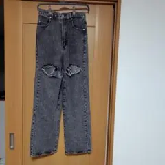 INGNI 黒デニム ダメージ