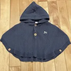 Cottoli フード付き ポンチョ