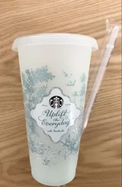 スターバックス ミステリーカラーチェンジングリユーザブルコールドカップ グリーン
