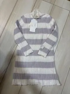 新品タグ付き　ジェラピケ　ストライプリブワンピース　ルームウェア