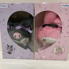 LiccA×My Melody Kuromi おもちゃ箱入りBIGぬいぐるみ２点