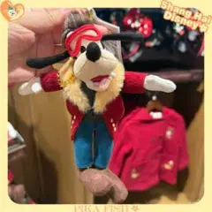 上海ディズニーランド グーフィー ぬいぐるみ キーチェーン クリスマス 上海ディズニーランド グーフィー クリスマス 雪だるま キー