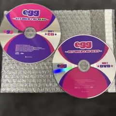 egg GET WILD&BE SEXY CD+DVD ディスクのみ　希少