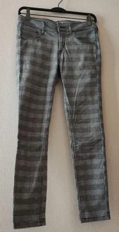 earthmusic＆ecology　チェック柄パンツ