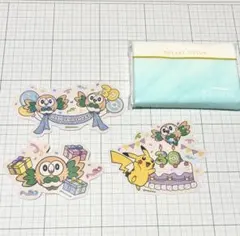 モクロー　ピカチュー　ポケモン30周年シール　聖水ソンスポップアップpopup