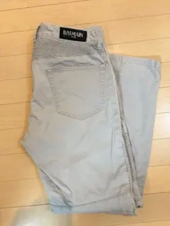 BALMAIN バイカーパンツ デニムパンツ　スキニーパンツ　最安値