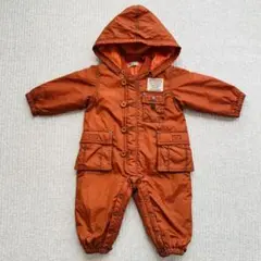 BRANSHES フード付きロンパース　カバーオール　ジャンプスーツ