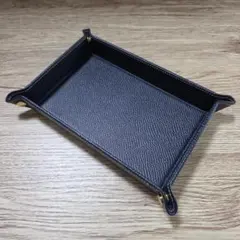 銀座和光 WAKO 紺色 ネイビー レザートレー