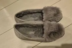 UNITED ARROWS ファースリッポン グレー