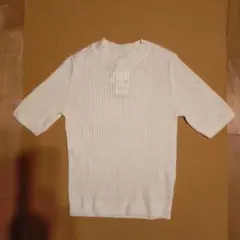 UNIQLO エクストラファインメリノリブショートモックネックセーター L