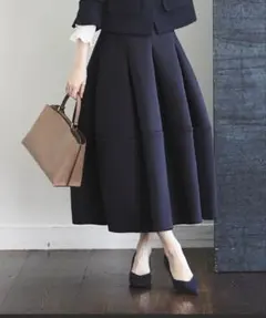 RUIRUE boutique ストレッチ ロングスカート コクーンスカートのサムネイル