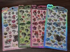 パワーパフガールズ　うるちゅる　ポップシール　全4種コンプリート