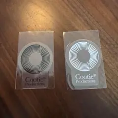 cootie クーティー　ステッカー　２枚セット