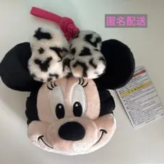 ミニー　ショルダーバック　ヒョウ柄