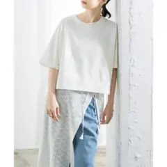 最終値下げ アーバンリサーチ クロップ丈カットソー Tシャツ