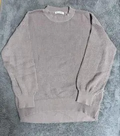 GLOBAL WORK ベージュ 長袖セーター