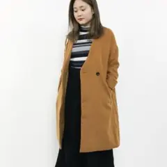 titivate ティティベイト　コート　ロングコート　ライトブラウン　M