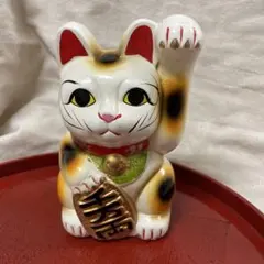 招き猫 貯金箱 右手上げ 千万両 縁起物 昭和レトロ インテリア 置物