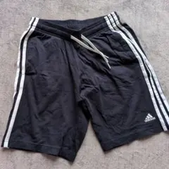 adidas 短パン ジャージ 紺色 160サイズ