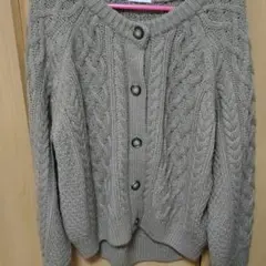 ケーブルコクーンカーディガン