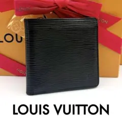 ルイヴィトン エピ ポルトビエカルトクレディモネ 二つ折り財布 ブラック 黒