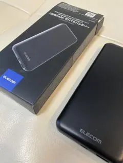 ELECOM 10000mAh モバイルバッテリー EC-C03BK