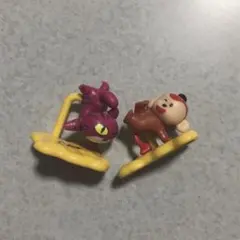 【美品】たべっ子どうぶつ　チョコサプ　ねこ　さる