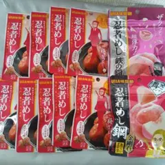 UHA味覚糖 忍者めし 梅かつお　金剛石　鉄の鎧のサムネイル