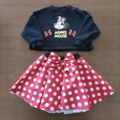 Disney Baby ミニーちゃん上下セット 95cmのサムネイル