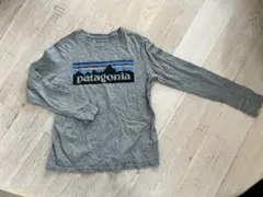 パタゴニア　キッズS 7-8サイズ　ロングTシャツ 中古