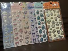 ★サンリオ★ぷくっとシリーズ★新品 キャラクターシール 6点 コンプセット