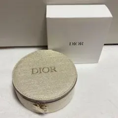 【新品未使用】DIOR ノベルティ バニティ ポーチ ホリデー 2024 丸型
