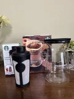 スターバックス グラスドリップ　コーヒーメーカー & ストレイナー　セット