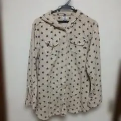 最終価格NATURALSTANDARD ORDINARYroughフ一ド付シャツ