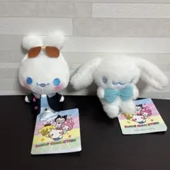 【新品】サンリオキャラクターズ シナモロールぬいぐるみマスコット2体セットタグ付