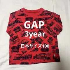GAP 消防車 ロンT 長袖カットソー 100