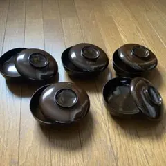 懐石道具【給仕用六点一式】木製黒塗 - メルカリ