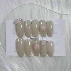 ネイルチップ現品 韓国 薔薇 ワンホン バレエコア 量産型 フレンチガーリー