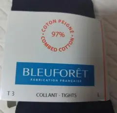 BLEUFORET ブルーフォレ　タイツ L コットン97%